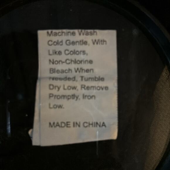 SHEIN Ripped Distressed Black T-Shirt Dress Tunic M Bikercore Rocker Grunge Punk - Picture 11 of 11